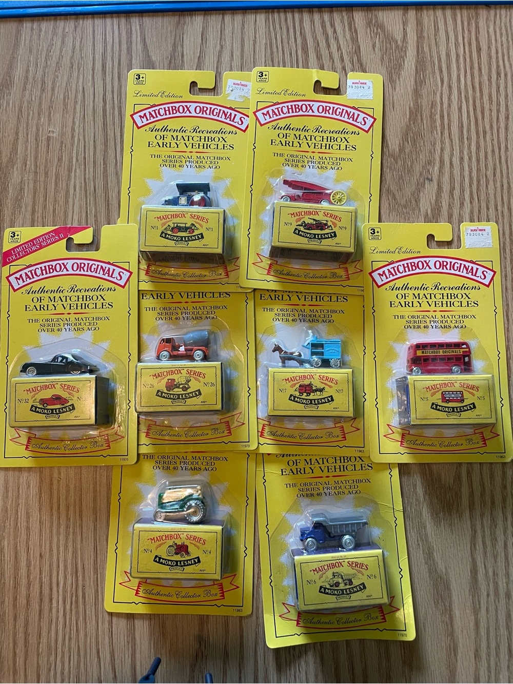 Matchbox Originals Early Vehicles Collector Set - Yellow Pack (Assorted Colors)